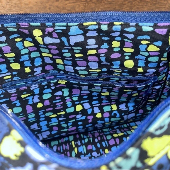 Vera Bradley Caroline Handbag Indigo Pop